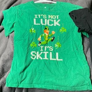Kids' Green Graphic Tee - Skillful Design